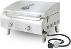 Grills 75275 Stainless Steel Two-Burner Portable Grill