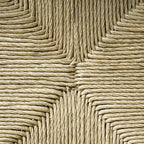 Durable Outdoor Dining Chair with Acacia Wood Frame and Wicker Seat