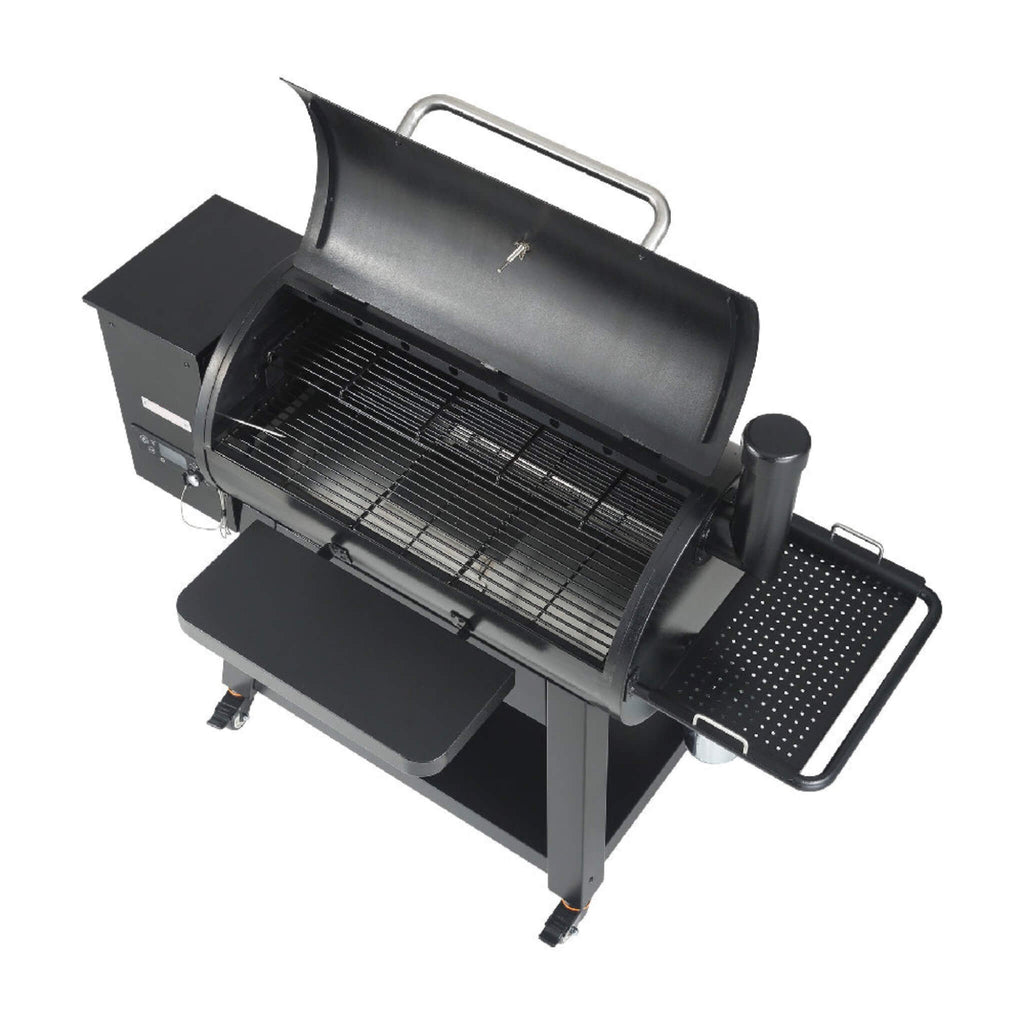 62-Inch Heavy-Duty Portable Wood Pellet BBQ Grill With Cart