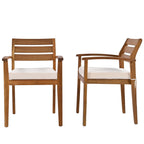 GO Outdoor Wood Dining Set For 7-8 Persons