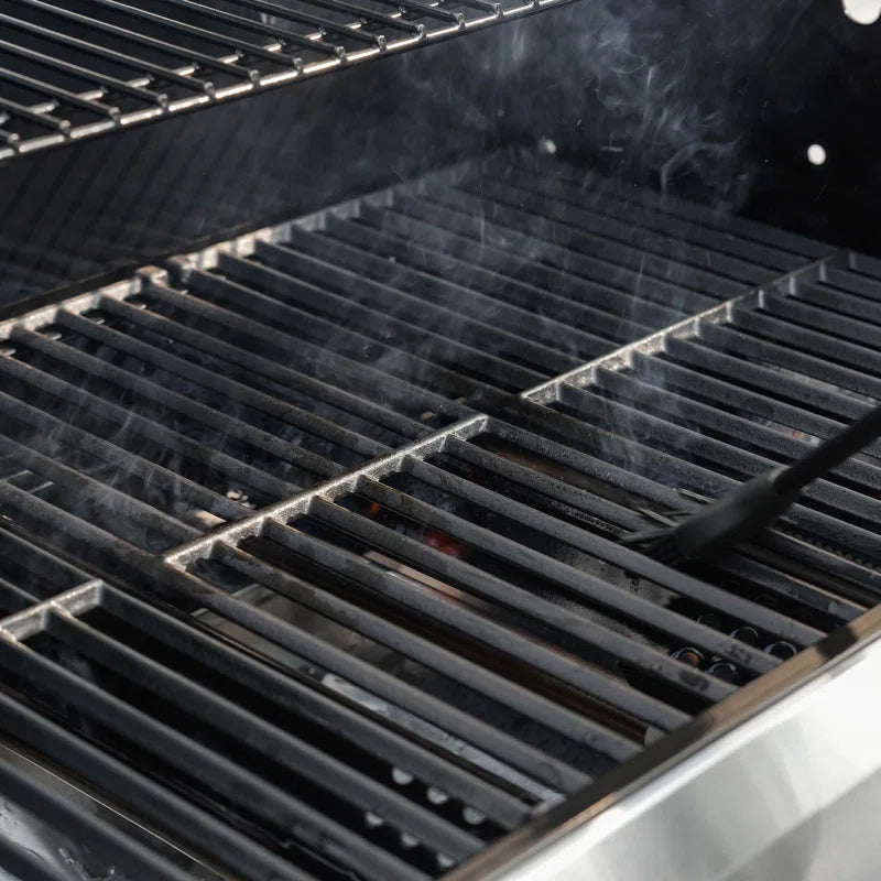 Mesa 405K,4-Burner Gas Grill with Smoker Box and Side Burner, 52,000 BTU – Perfect for Family Bbqs, Holiday Gift