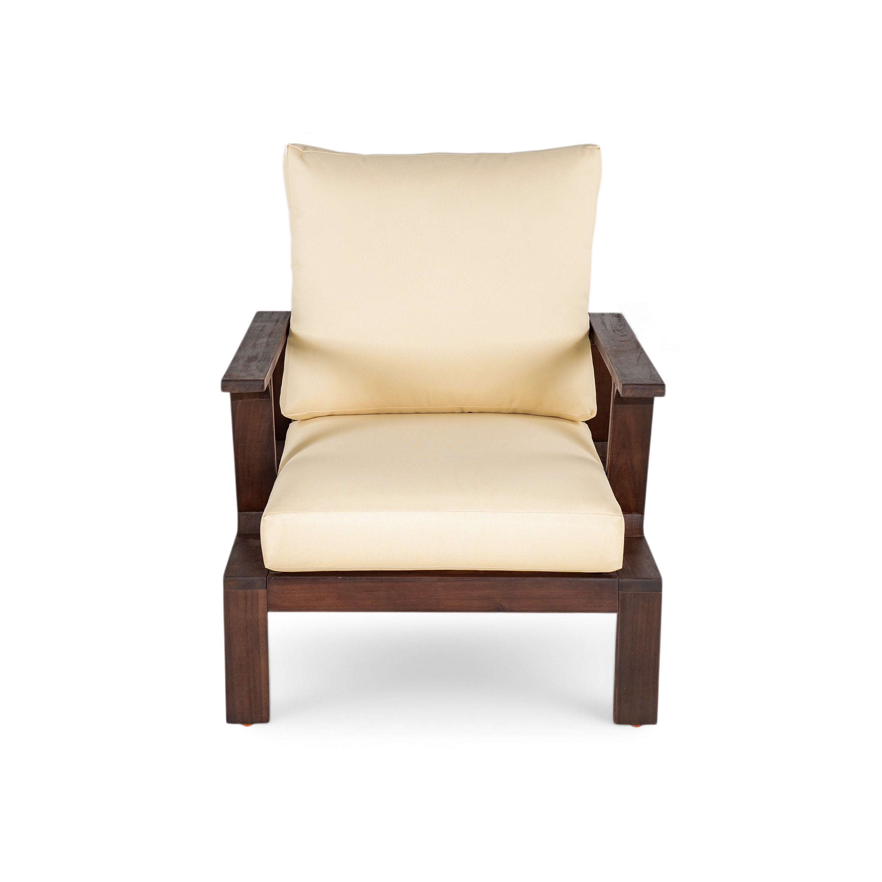 4- Piece Outdoor Sofa Set with Cushions and Coffee Table