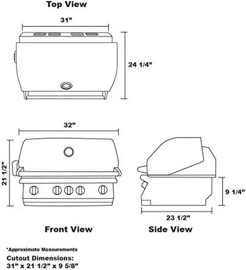 L75623 32" Natural Gas Grill