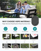 Outdoor Patio Furniture Set 7 Piece All Weather