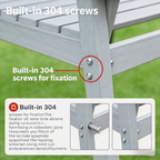 Outdoor Patio Dining Set - Table and Six Chairs