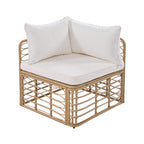 Alora 7-Piece Outdoor All-Weather Rattan Patio Sofa Set With Cushions (SAK47230)