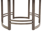 Outdoor Dining Set 5-Piece Patio Table and Chairs with Umbrella Hole
