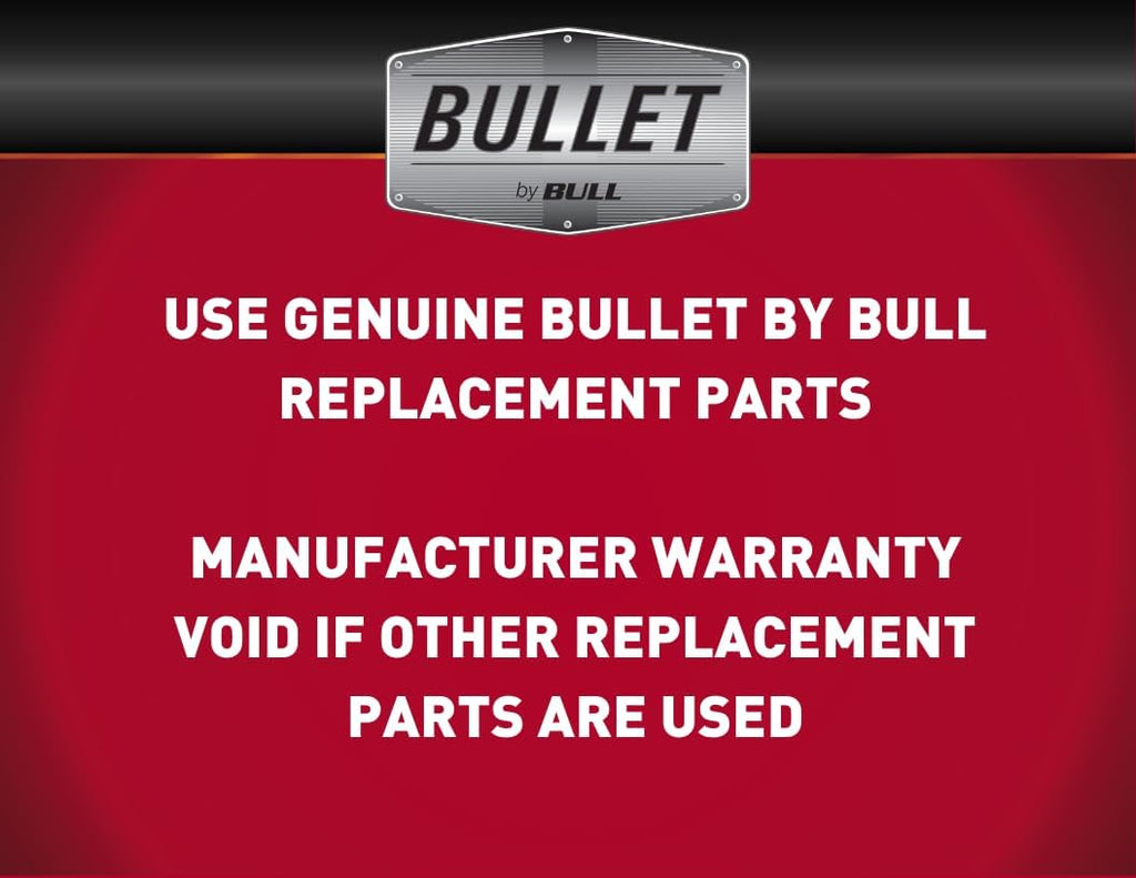Bullet by Bull Yukon 5 Burner Outdoor Kitchen Grill, Built-In Gas Grill with 75,000 Btus of Heat, 304 Stainless Steel, Cast Iron Heat Treated Reliabull Bar Burners and Piezo Igniters