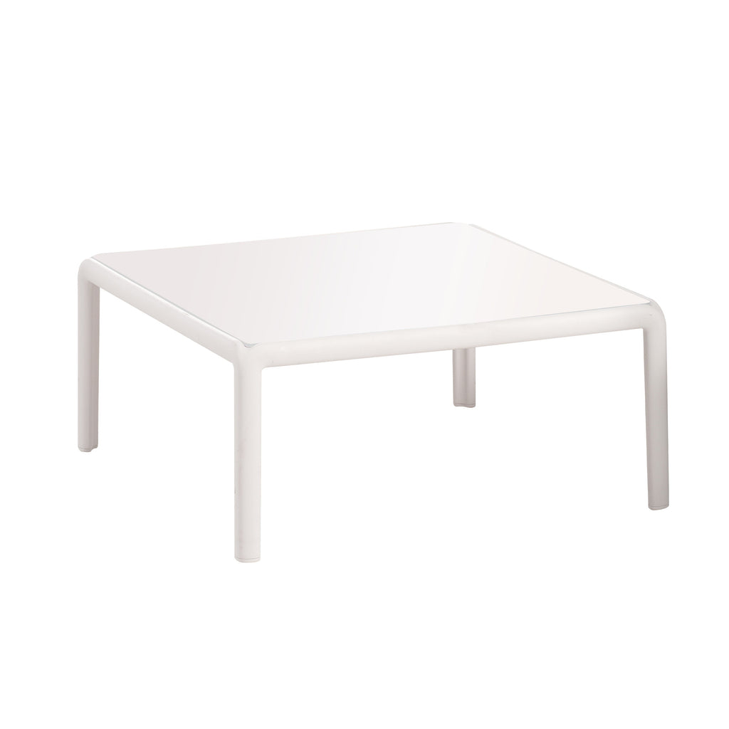 The Sleek All-Weather Resin Outdoor Loveseat and Coffee Table Set