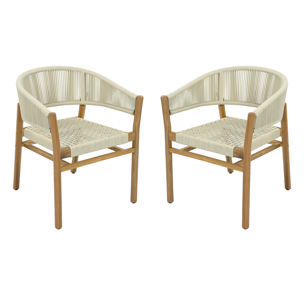 Outdoor Accent Chair Set - 2 Person Seating Group