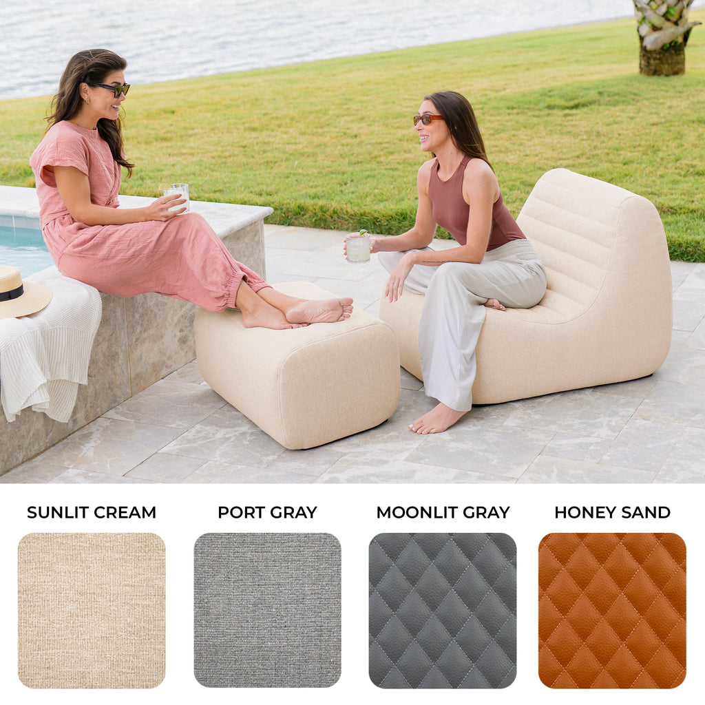 Solvana™ Outdoor Chair and Ottoman Set