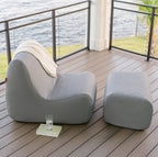 Solvana™ Outdoor Chair and Ottoman Set