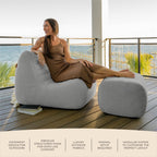 Solvana™ Outdoor Chair and Ottoman Set