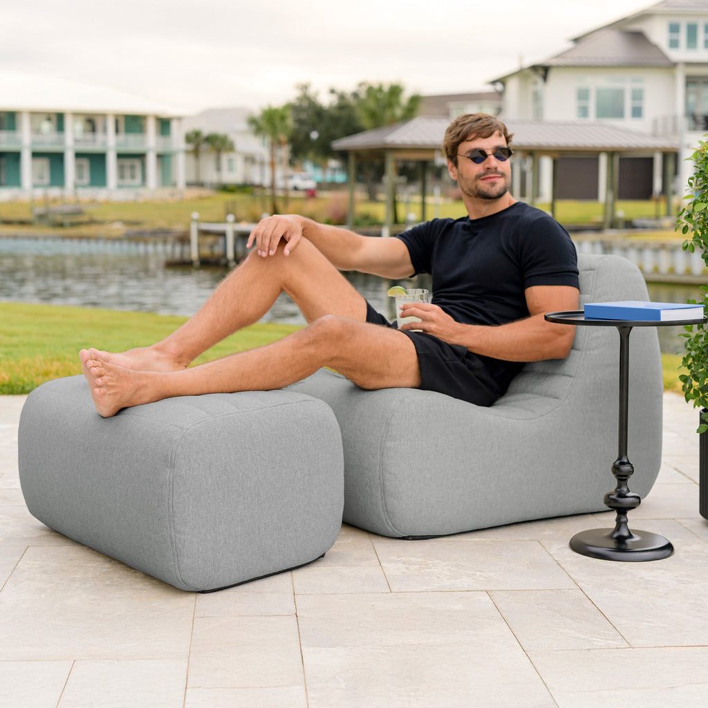 Solvana™ Outdoor Chair and Ottoman Set