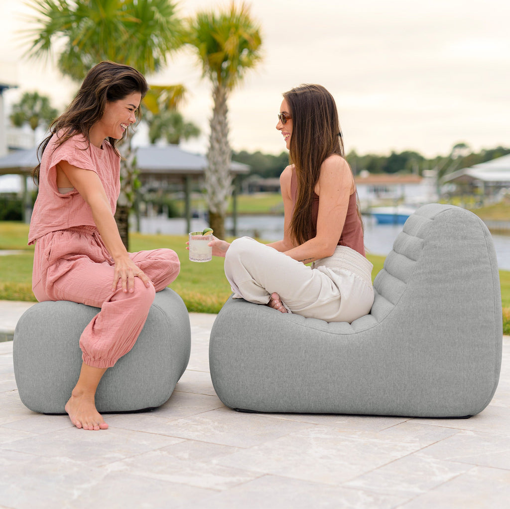 Solvana™ Outdoor Chair and Ottoman Set