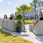 Solvana™ 5 Piece Outdoor Sectional Sofa