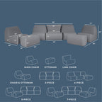 Solvana™ 7 Piece Outdoor Sectional