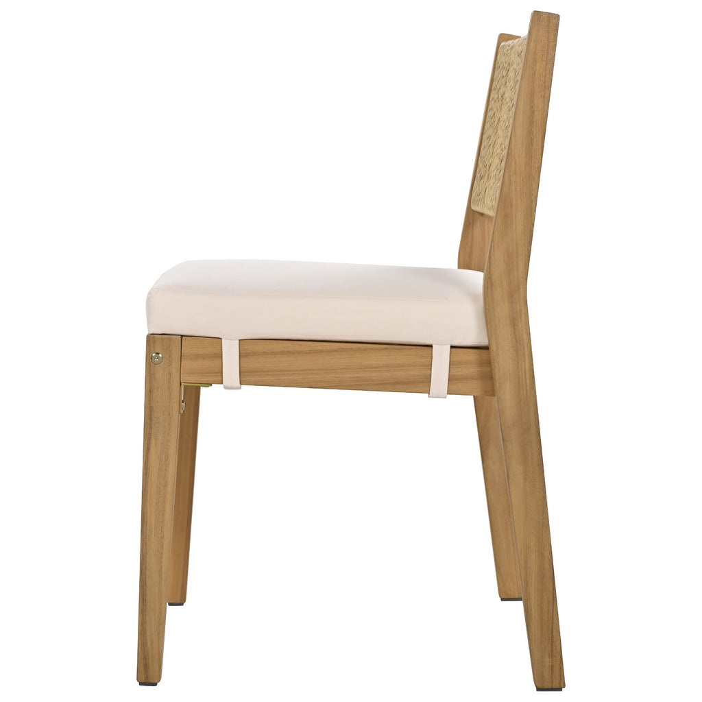Multi-Person Outdoor Acacia Wood Dining Table and Chair Set