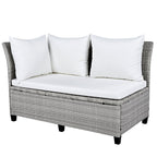 5-Piece Outdoor Patio Rattan Sofa Set