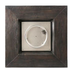 Anchorage Wood Finish Square Gas Outdoor Patio Fire Pit