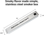 77352 6-Burner Stainless Steel Cabinet Style Propane Gas Grill with Smoke Box(2 Items)