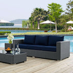Weather-Resistant Wicker Rattan Outdoor Patio Sofa Set