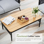 Stylish Outdoor Patio Furniture Set with Waterproof Cushions