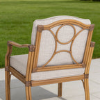 Weather-Resistant Outdoor 84"L Dining Table and 6 Armchair
