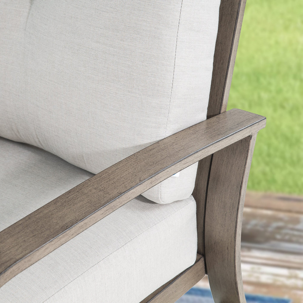 Aluminum Swivel Club Chair with Sunbrella® Cushions