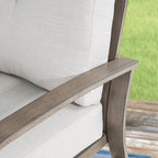 Aluminum Swivel Club Chair with Sunbrella® Cushions