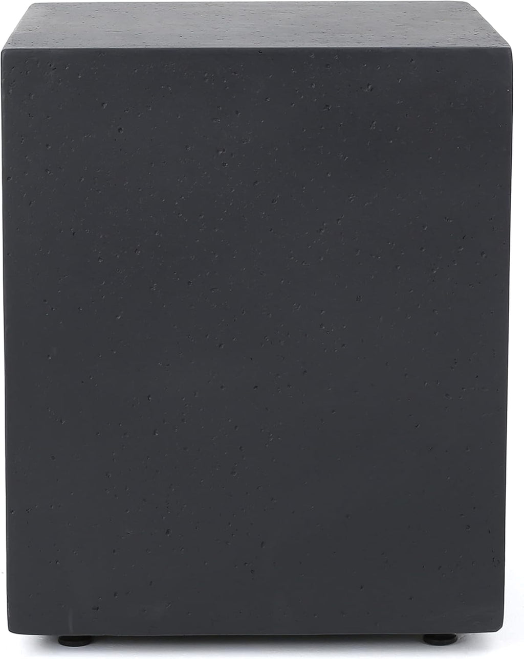 Outdoor Lightweight Concrete 50,000 BTU Rectangular Fire Pit with Tank Holder, Dark Gray