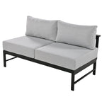 U-Shaped Outdoor Sectional Sofa Set