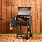 Cookout 700 Pellet Grill and Smoker in Black with 690 Sq. In. Total Cooking Surface