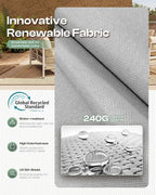Modern Aluminum Outdoor Patio Furniture Set with Cushions