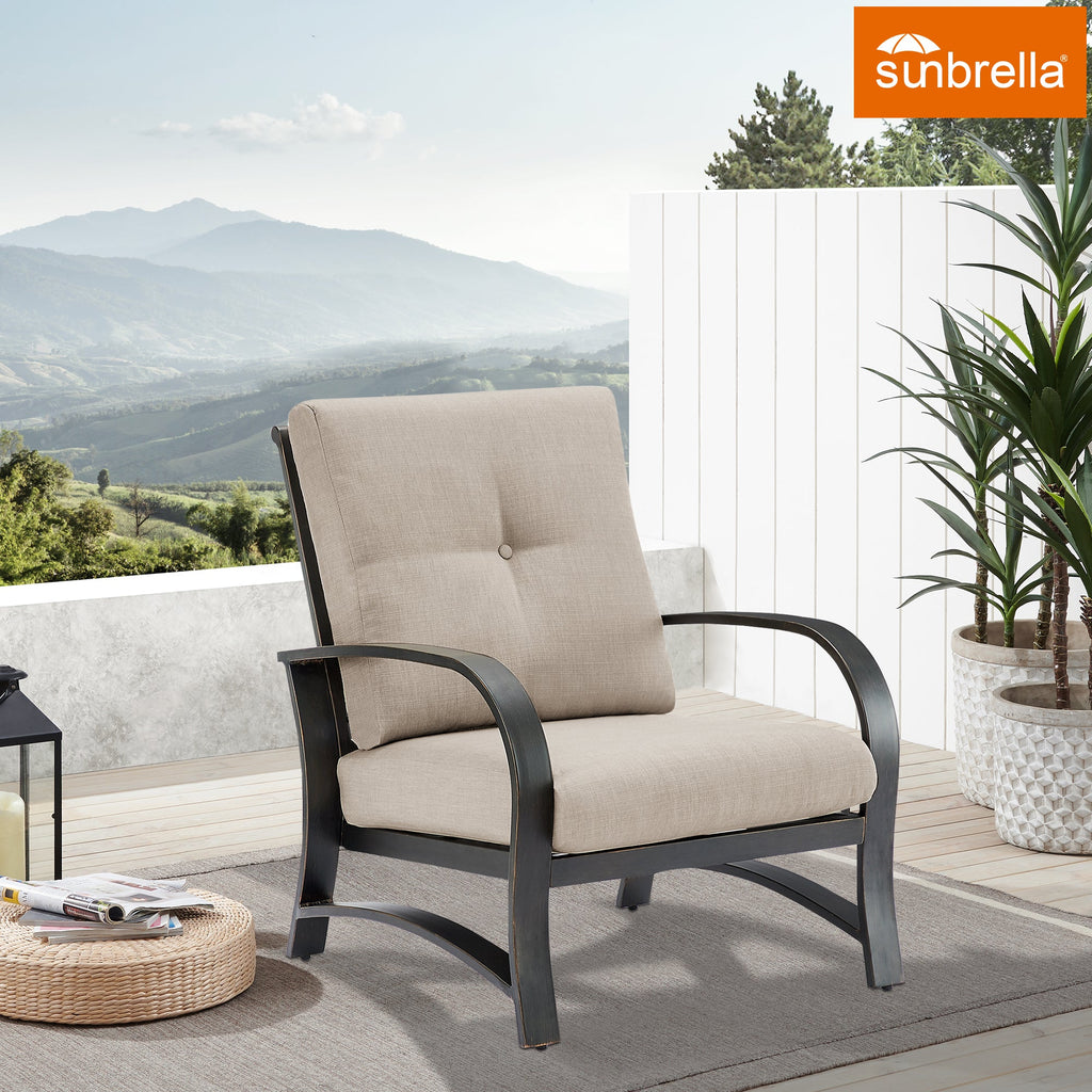 3- Piece Outdoor Furniture Set with Sunbrella® Cushions