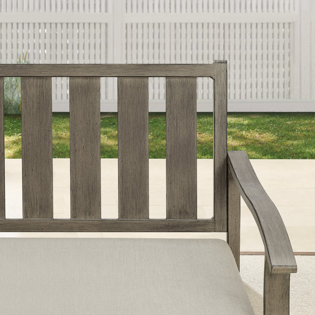 8-Person Patio Square Dining Table Set With Sunbrella® Cushions