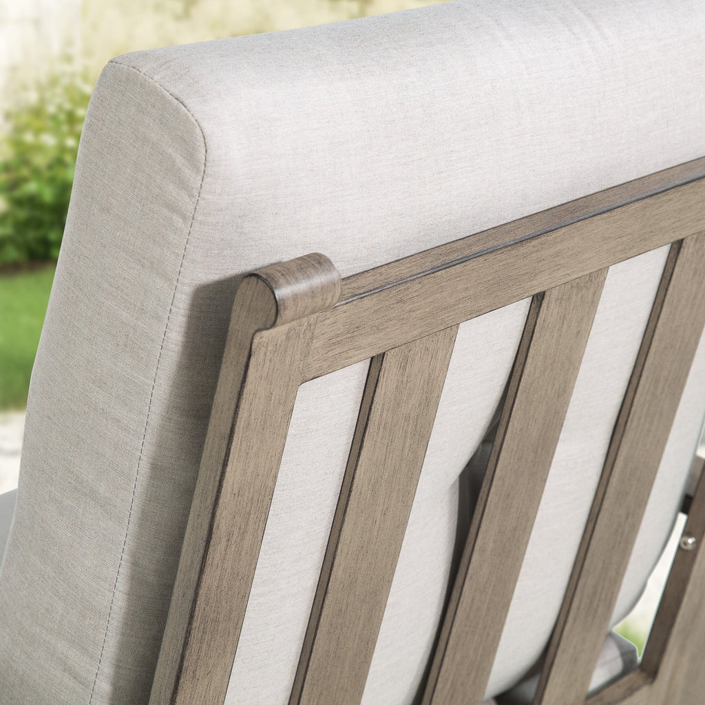Aluminum Swivel Club Chair with Sunbrella® Cushions