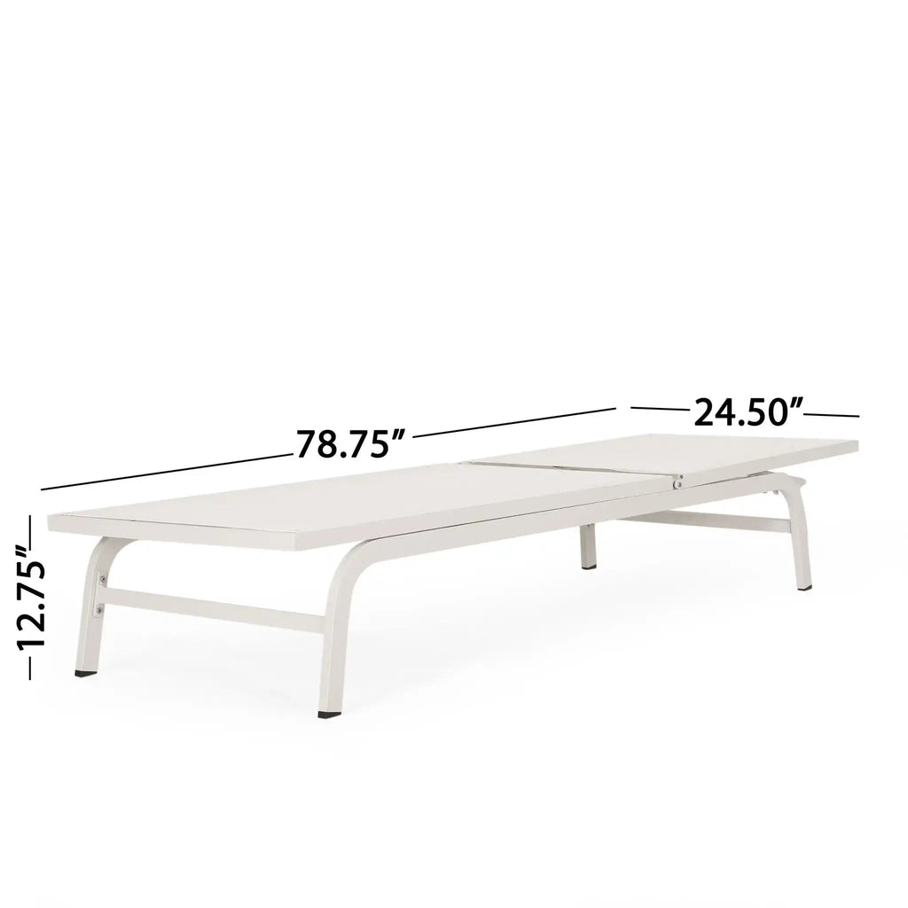 Contemporary Chaise Lounge for Outdoor Relaxation