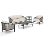 5-Person Aluminum Patio Seating Set