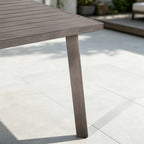 Amalfi Backyard Rectangular Dining Table With 6 Swivel Chairs