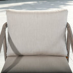 Amalfi 360° Swivel Rocking Aluminum Patio Dining Chair Set of 2