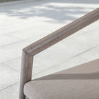 Amalfi Wraparound Aluminum Patio Dining Chair Set