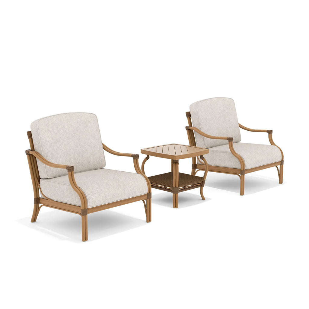 2 Patio Lounge Chair and Side Table