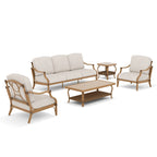 5- Piece Outdoor Sofa Set with Deep Lounge Chair
