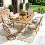 6- Person Patio Aluminum Rectangular Dining Set