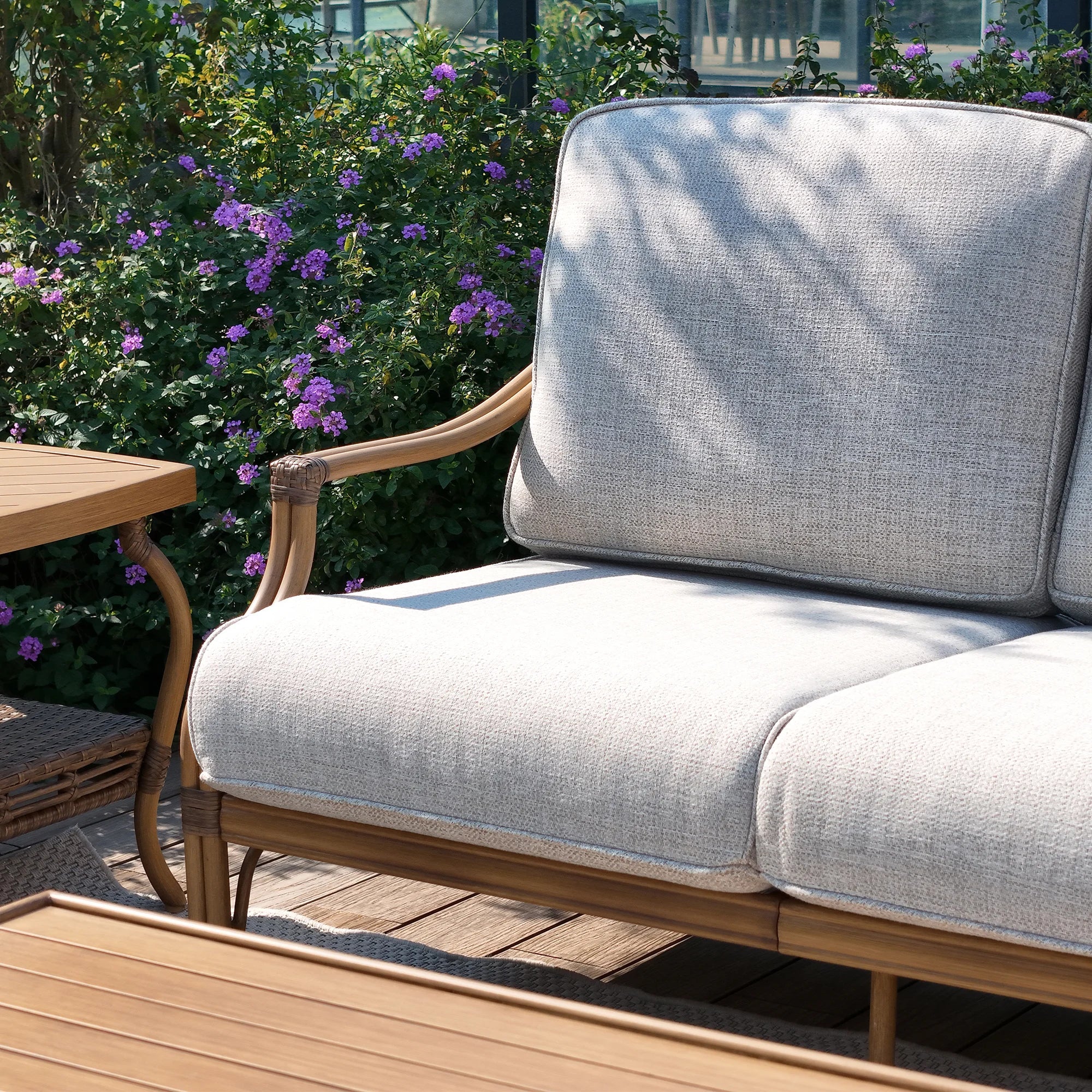 5- Piece Outdoor Sofa Set with Deep Lounge Chair