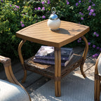 2-Piece Swivel Lounge Chair and End Table