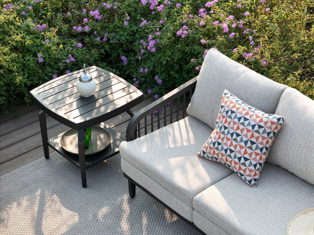 5-Piece Aluminum Outdoor Swivel Conversation Set
