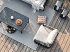 4-Piece Aluminum Outdoor Swivel Seating Set