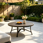 Chamber Patio Aluminum Round 45" Coffee Table